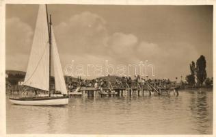 Balatonfüred, strandfürdő, vitorlás (fl)