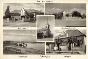 Tahitótfalu, Református iskola, Gombaszögi villa, Hangya üzlet