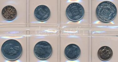 Belgium 1979. 50c-10Fr (8x) forgalmi szett fóliatokban T:1
Belgium 1979. 50 Cents - 10 Francs (8x) c...