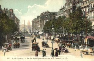 Paris, Rue Royale, Place de la Concorde / street, automobiles, apartment