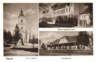 Putnok, Állami általános iskola, vasútállomás