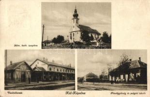 Kál-Kápolna, vasútállomás, Pénzügyőrség, polgári iskola (EK)