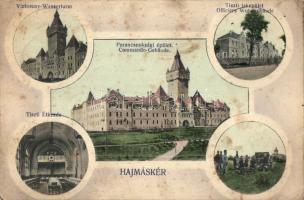 Hajmáskér, Parancsnoksági épület, Tiszti laképület, Víztorony, Tiszti étkezde, belső, tüzérség (fl)