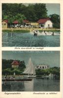 Szigetszentmiklós, Attila strandfürdő és vendéglő, üdülő, vitorlás (EK)