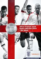 Nagy-Britannia 2004. "Hivatalos angol csapat emlékérem gyűjtemény" 28db fém emlékérem + al...