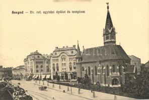 Szeged, Evangélikus református egyházi épület és templom, kiadja Grünwald Hermann