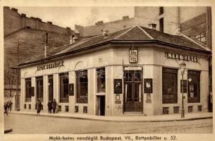 Budapest VII. Rottenbiller u. 52. Makk-hetes vendéglő (kis szakadás / small tear)