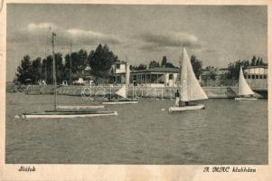 Siófok, MAC klubház, vitorlások (EK)