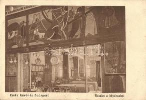 Budapest VII. Emke Kávéház, belső
