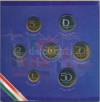 2004. 1Ft-100Ft 8klf db, szettben, benne 50Ft "Magyarország az EU tagja" T:PP ragasztott tok Adamo FO38.1