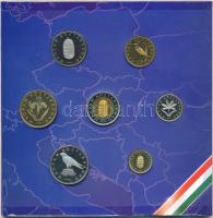 2004. 1Ft-100Ft 8klf db, szettben, benne 50Ft "Magyarország az EU tagja" T:PP ragasztott t...