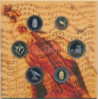 2009. 5Ft-200Ft "Haydn" 6klf darabból álló forgalmi érme sor + "Joseph Haydn" Ag...