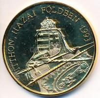 Bognár György (1944-) 1993. "Vitéz Nagybányai Horthy Miklós / Itthon hazai földben" aranyo...