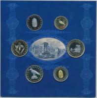 2009. 5Ft-200Ft 6klf db dísztokos szettben "Lánchíd" + 2010. 5Ft-200Ft 6klf db "Himnu...