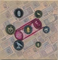 2002. 1Ft-100Ft 8klf db, szettben, benne 100Ft "Kossuth" T:PP