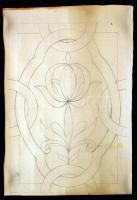 Fabók Gyula (1942-): Tervrajzok, néhány aláírt, klf méretben, pauszpapír, kb 30 db