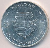 1946. 5Ft Ag "vastag Kossuth" T:2- Adamo F8