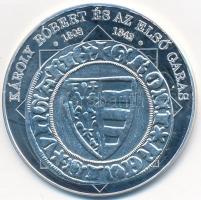 DN "A magyar nemzet pénzérméi - Károly Róbert és az első garas 1308-1342" Ag emlékérem tan...