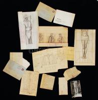 Fabók Gyula (1942-): Szent Erzsébet plébánia (1183 Tas u. 7.) számára készített tervek: egyedi rajzo...