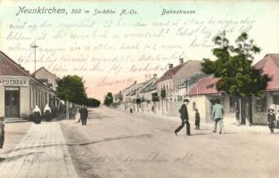 Neunkirchen, Bahnstrasse, Apotheke zur Madonna von Ignaz Jaksch / street with pharmacy