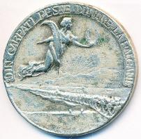 Románia 1913. "II. Balkán Háború Győzelmi Érem" kitüntetés fém másolata, peremén "C&q...