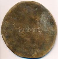 ~1960. Magyar Hajózási Részvénytársaság "MHRT Hűségért - Munkáért" Br plakett (95mm) T:2