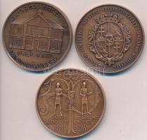 3db klf MÉE emlékérem: Tóth Sándor (1933-) / Szabó Géza (1939-) 1984. "MÉE XXIII. Vándorgyűlése...