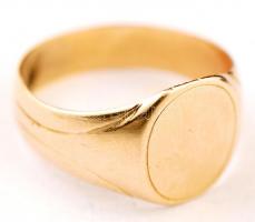 3 db 14K arany karika- és pecsétgyűrű  / Gold rings 14C 8,21g