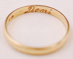 3 db 14K arany karika- és pecsétgyűrű  / Gold rings 14C 8,21g