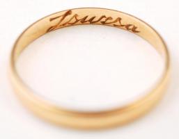 3 db 14K arany karika- és pecsétgyűrű  / Gold rings 14C 8,21g