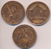 3db klf MÉE emlékérem: Tóth Sándor (1933-) / Szabó Géza (1939-) 1984. "MÉE XXIII. Vándorgyűlése...