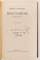 Móricz Zsigmond: Magyarok. Elbeszélések. Tizedik kiadás. Budapest, é.n., Athenaeum. Szerző által ded...