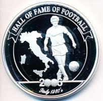 Uganda 2006. 2000Sh Ag "A labdarúgás halhatatlanjainak csarnoka - Olaszország 1980-as évek/Clau...