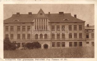 Rohatyn, Ukr. gimnazjum / grammar school (EB)