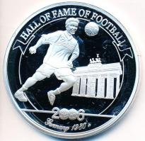 Uganda 2006. 2000Sh Ag "A labdarúgás halhatatlanjainak csarnoka - Németország 1980-as évek/Loth...