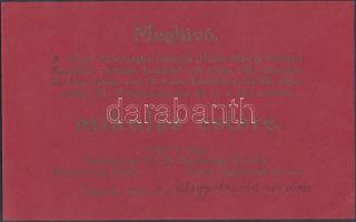 1931 Meghívó a Turul Szövetségbe tömörült Hollós Mátyás Bajtársi Egyesület Szilágyi Erzsébet női törzsének mikulás estjére