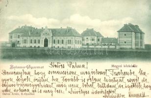 1899 Balassagyarmat, Megyei közkórház, Darvin Ármin kiadása