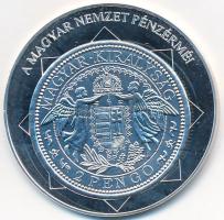 DN "A magyar nemzet pénzérméi -  Madonna utoljára forgalmi pénzen 1929-1939" Ag emlékérem tanúsítvánnyal (10,37g/0,999/35mm) T:PP