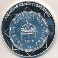 DN "A magyar nemzet pénzérméi - A legkisebb névértékű érme 1848-1916" Ag emlékérem tanúsít...