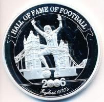 Uganda 2006. 2000Sh Ag "A labdarúgás halhatatlanjainak csarnoka - Anglia 1970-es évek/Kevin Kee...