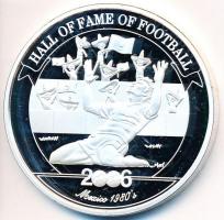 Uganda 2006. 2000Sh Ag "A labdarúgás halhatatlanjainak csarnoka - Mexikó 1980-as évek/Hugo Sánc...