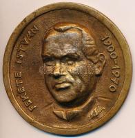 Hetés György (1921-1998) DN "Fekete István 1900-1970" Br plakett (65mm) T:2