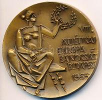 1966. "VIII. Atlétikai Európa Bajnokság Budapest" Br emlékérem (53mm) T:1-
