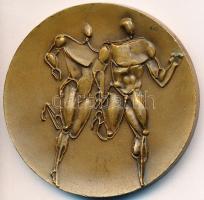 1966. "VIII. Atlétikai Európa Bajnokság Budapest" Br emlékérem (53mm) T:1-