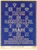 1935 A Magyar Iparművészet című folyóirat 38. évfolyamának 5. száma, illusztrált, benne Buday György fametszeteivel és a Savoy Kávéház belső teréről készült fotókkal, 71p