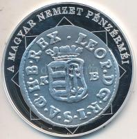 DN "A magyar nemzet pénzérméi - Egyetlen király pénze, a duarius" Ag emlékérem tanúsítvánn...