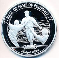 Uganda 2006. 2000Sh Ag "A labdarúgás halhatatlanjainak csarnoka - Portugália 2000-es évek/Luis ...