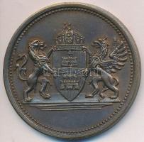 1930. "Budapest Sport Egyesület Versenydíja 1930.XI.2. III." Br emlékérem (40mm) T:2