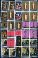 Eucharistic Congress set block of 4 + block Eucharisztika kongresszus sor négyestömbökben + blokk