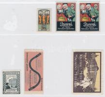 35 db német levélzáró bélyeg